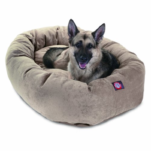 Picture of MajesticPet 788995528579 52 in. Villa Donut Pet Bed&#44; Pearl
