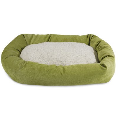 Picture of MajesticPet 788995544616 40 in. Villa Sherpa Donut Pet Bed, Aubergine