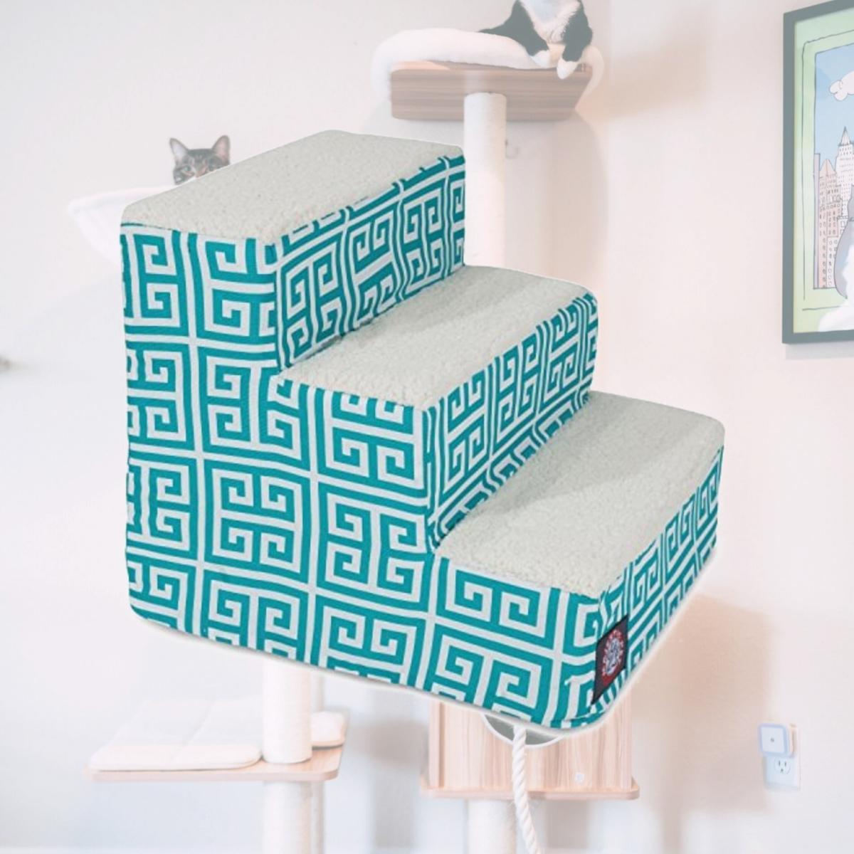 Picture of MajesticPet 788995675426 3 Step Towers Pet Stairs, Pacific
