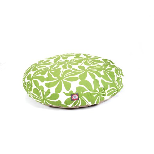 36 in. Plantation Round Pet Bed - Sage - Medium