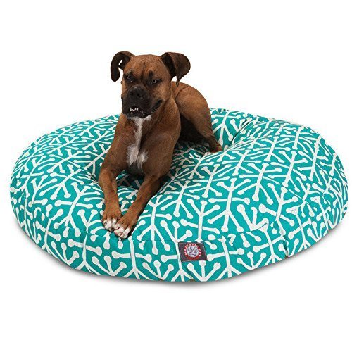 Picture of MajesticPet 788995510796 42 in. Aruba Round Pet Bed, Pacific - Large