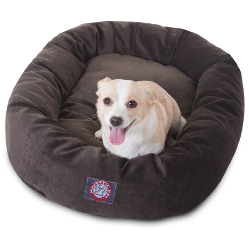 Picture of MajesticPet 788995524540 32 in. Villa Donut Pet Bed&#44; Storm