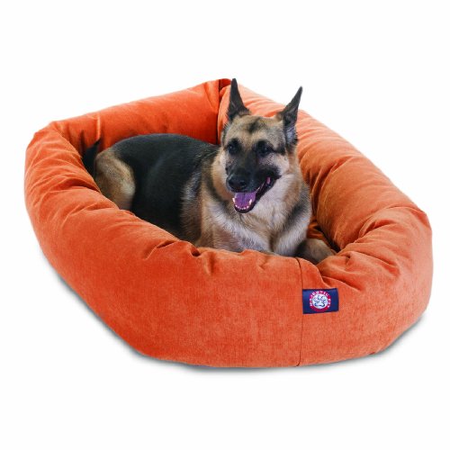 Picture of MajesticPet 788995528524 52 in. Villa Donut Pet Bed&#44; Orange