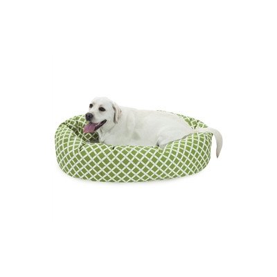 Picture of MajesticPet 788995544036 40 in. Bamboo Sherpa Donut Pet Bed&#44; Sage