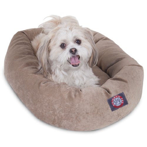 Picture of MajesticPet 788995522577 25 in. Villa Donut Pet Bed&#44; Pearl