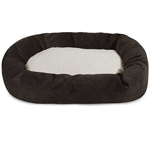 Picture of MajesticPet 788995540540 25 in. Villa Sherpa Donut Pet Bed&#44; Storm