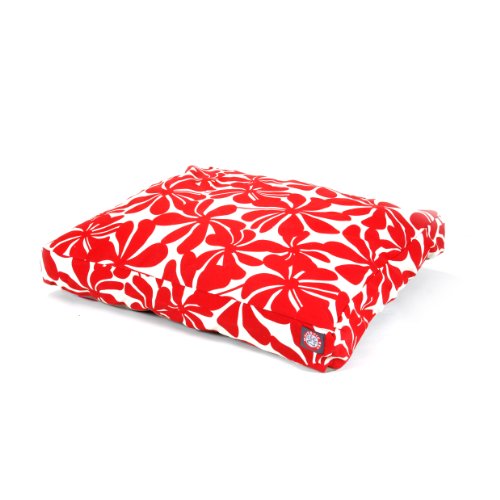 Picture of MajesticPet 788995500131 29 x 36 in. Plantation Rectangle Pet Bed, Red