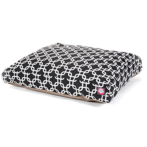 Picture of MajesticPet 788995500308 29 x 36 in. Links Rectangle Pet Bed, Black