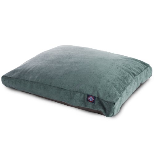 Picture of MajesticPet 788995500551 29 x 36 in. Villa Rectangle Pet Bed, Azure