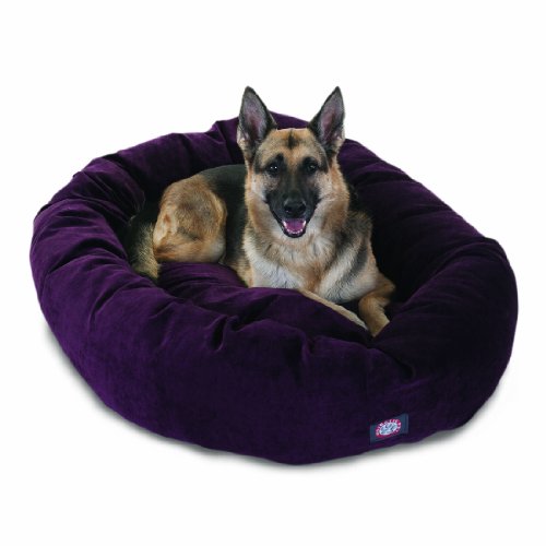 Picture of MajesticPet 788995528616 52 in. Villa Donut Pet Bed&#44; Aubergine
