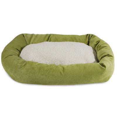 Picture of MajesticPet 788995546597 52 in. Villa Sherpa Donut Pet Bed, Navy