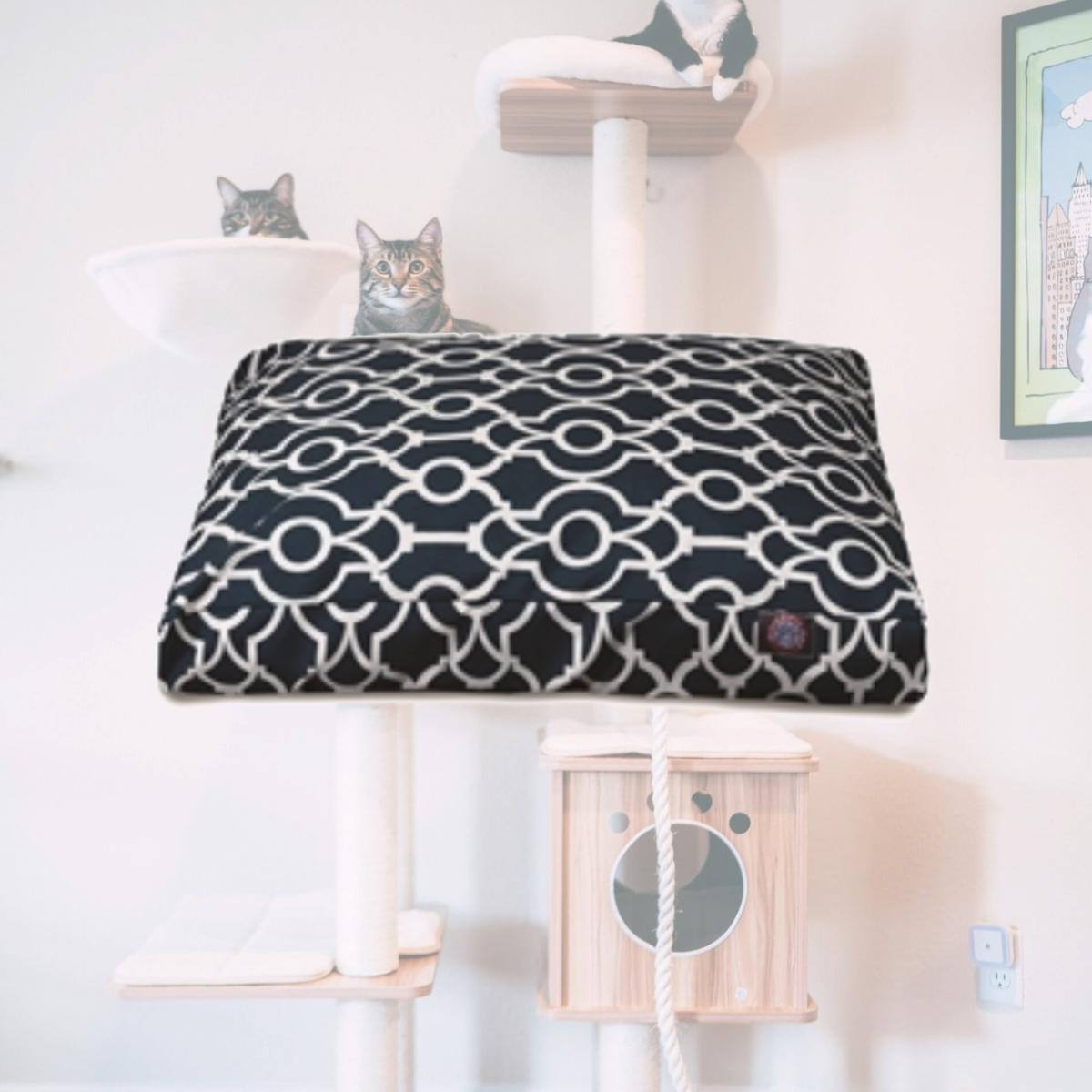 Picture of Majestic Pet 78899550502 Athens Navy Extra Large Rectangle Bed
