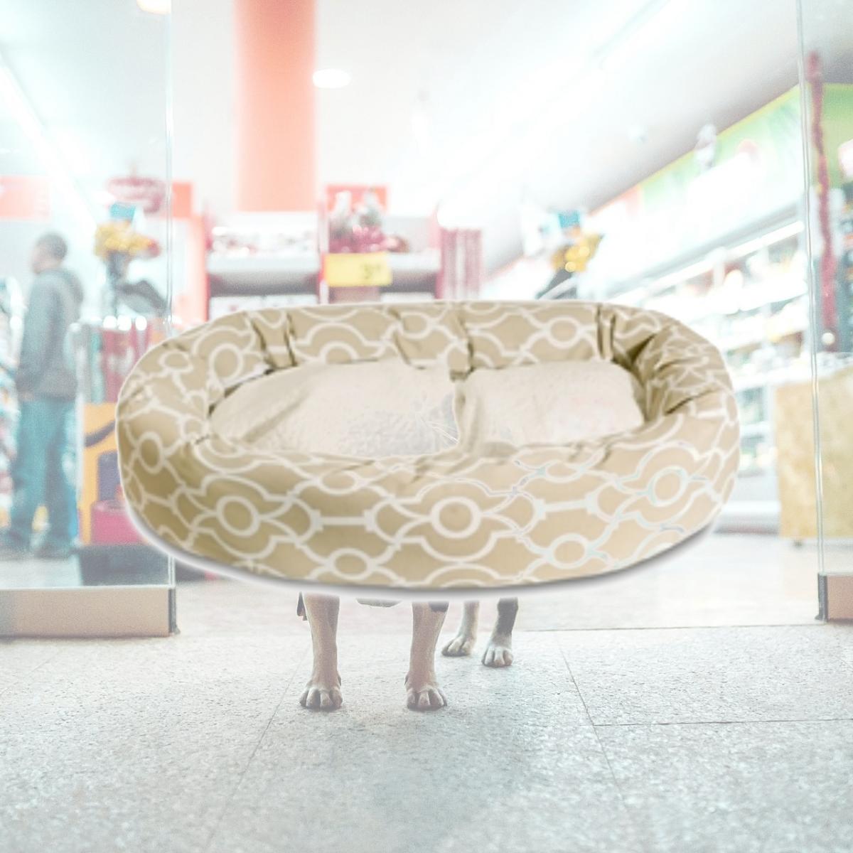 Picture of Majestic Pet 78899554304 32 in. Athens Sand Sherpa Bagel Bed