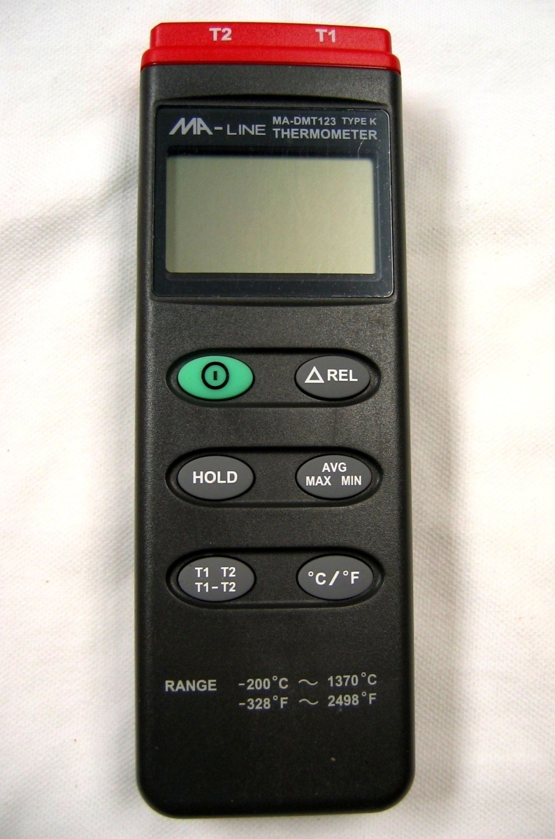 Picture of MA-Line MA-DMT123 2 Channel Digital Thermometer