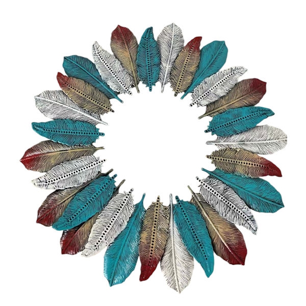De Leon Collections 14082 FEATHER WREATH Dcor