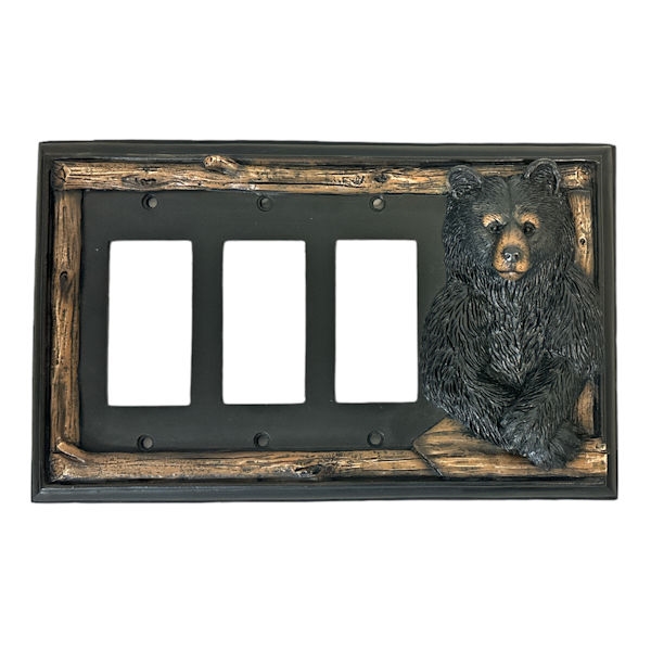 14029 Bear In The Window Triple Rocker Cover