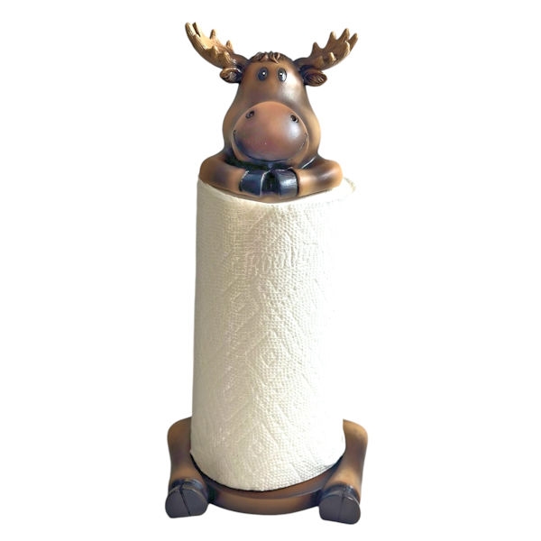 Picture of De Leon Collections 14073 Moose Head Paper Towel Holder