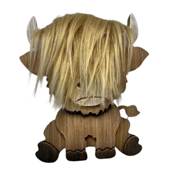 14084 Long Hair Highland Cow