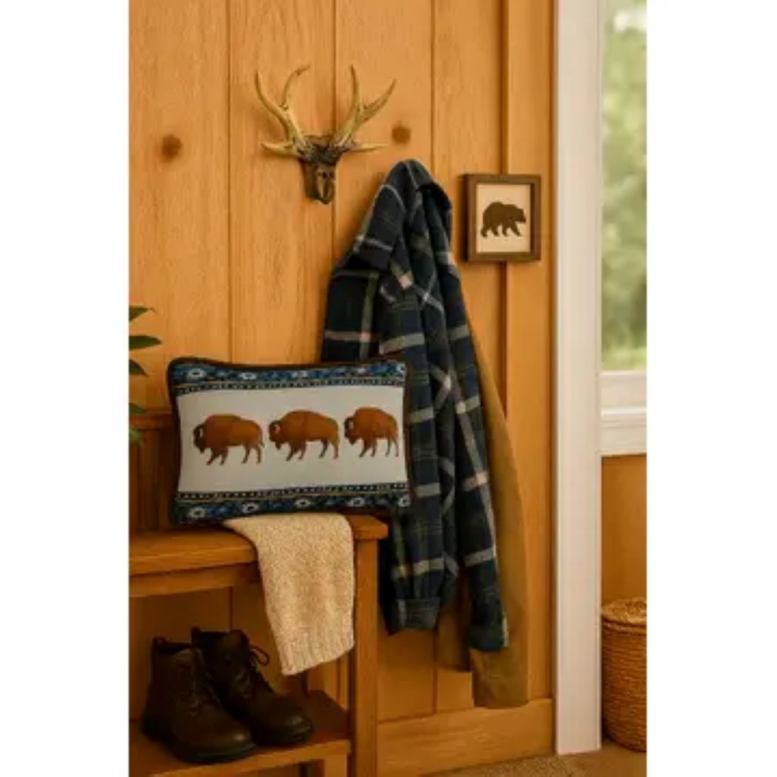 14967 Stag Mount Wall Hook Cozy Pines Collections