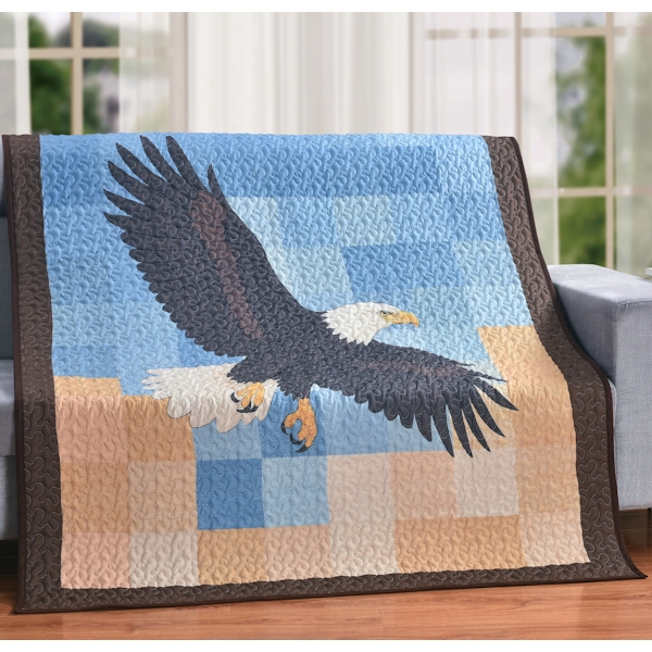 63918 Soaring Spirit Quilt Throw Blanket
