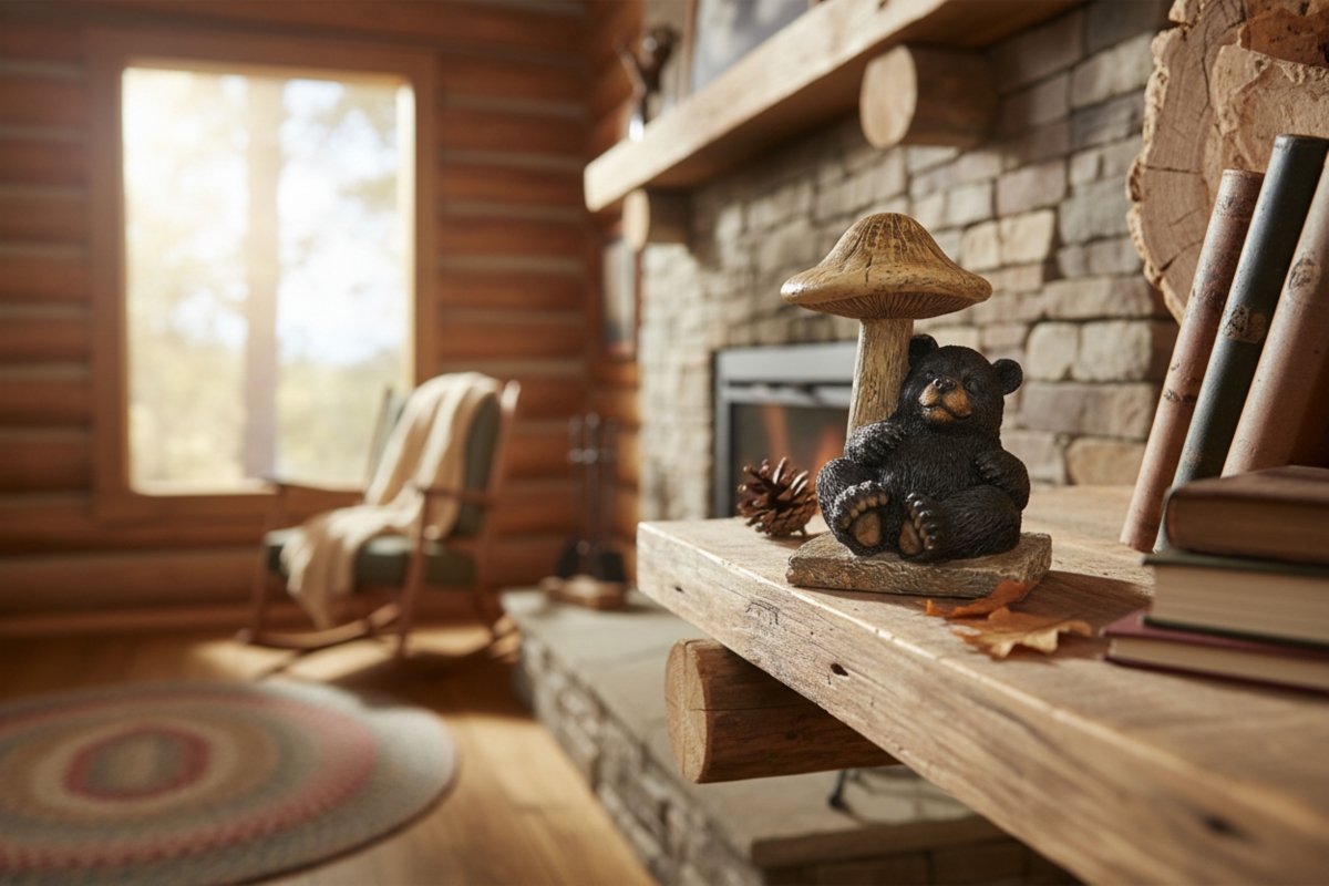 15747  BACKWOODS BUDDIES TOBY'S WOODLAND NAP-BLACK BEAR