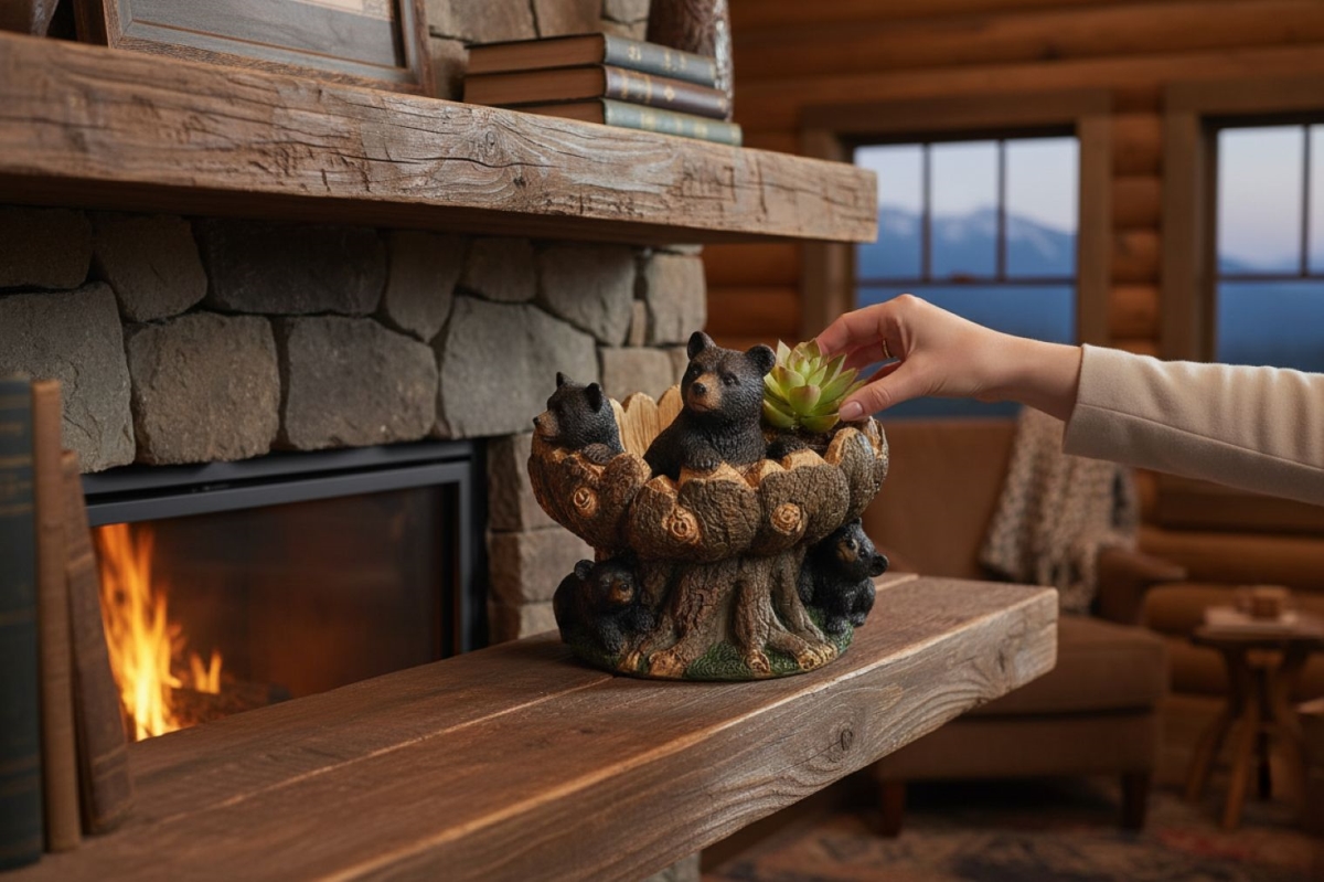 15719  BEAR AND 3 CUBS BOWL