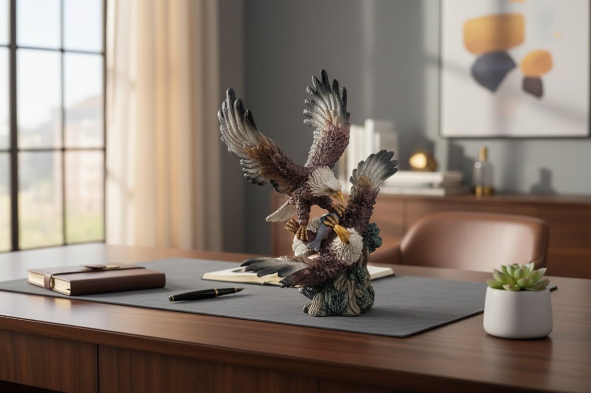 15760  WILD HERITAGE EAGLES FIGHTING