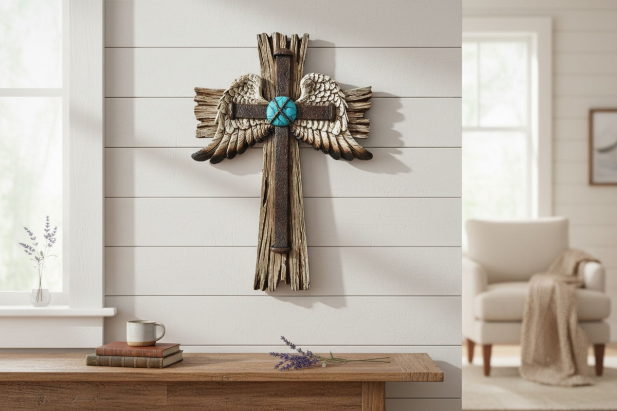18017 Dlc Cross Wings Nails