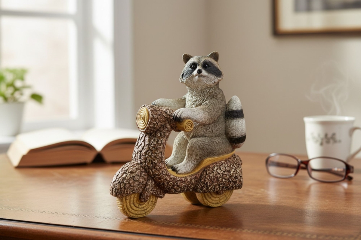 18018 Dlc Raccoon Riding Scooter