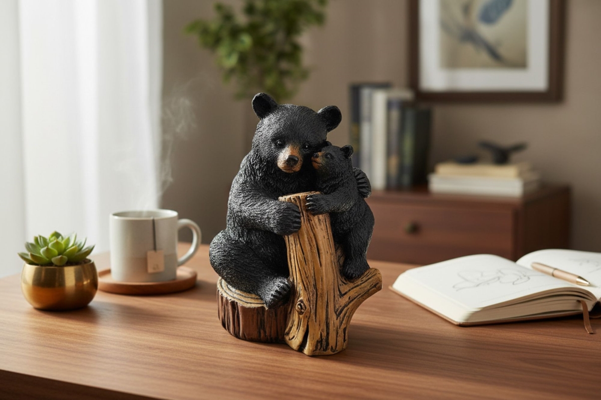 18034 Dlc Bear And Cub Hugging