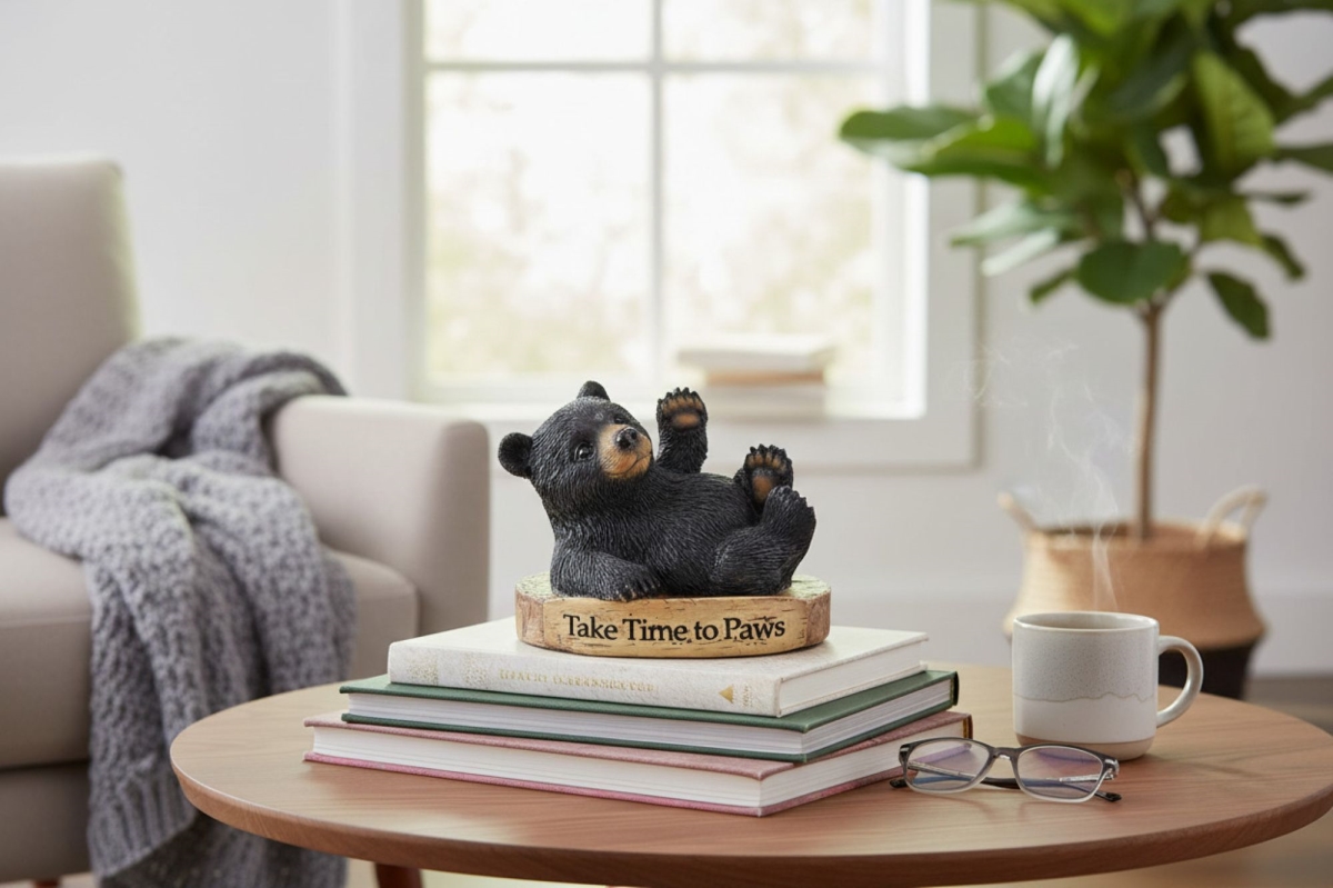 15832 D L C Take It Easy Ranch Paws & Relax Bear
