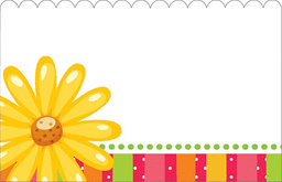 Picture of Design 88 79488 Enclosure Card - Yelllow Flower