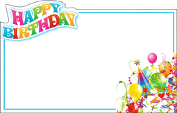 Picture of Design 88 79494 Enclosure Card - Happy Birthday Party Favors