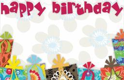 Picture of Design 88 51380 Enclosure Card - Birthday Presents