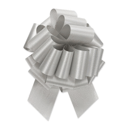 Picture of Berwick Offray 20858 8 in. Pull Bow Ribbon - Silver