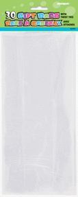 Picture of Anagram 25512 Cello Bag - Clear  30 Count