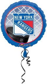 Picture of Amscan 54599 18 in. New York Rangers Flat Foil Balloon