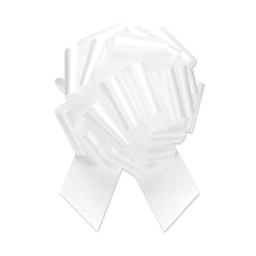 Picture of Berwick Offray 20861 8 in. Pull Bow Ribbon - White