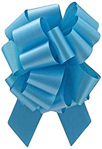 Picture of Berwick Offray 20749 4 in. Pull Gift Bow&#44; Turquoise