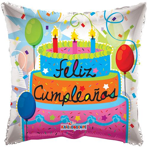 Picture of Anagram 72497 18 in. Feliz Cumpleanos Candle Foil Balloon 
