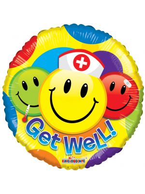 Picture of Anagram 28011 9 in. Air Filled Assistant Get Well Balloon