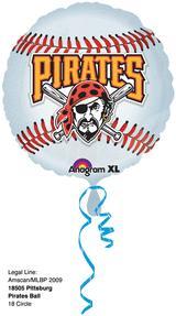 Picture of Anagram 44335 18 in. Pittsburgh Pirates Foil Flat Balloon 