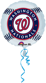 Picture of Anagram 44344 18 in. Washington Nationals Foil Flat Balloon 