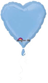 Picture of Anagram 52316 18 in. Pastel Blue Heart Balloon 