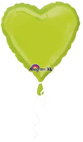 Picture of Anagram 52281 18 in. Kiwi Green Heart Balloon 