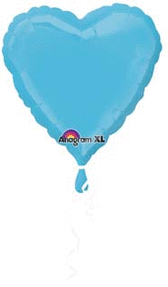 Picture of Anagram 52275 HX Caribbean Blue Heart Balloon 