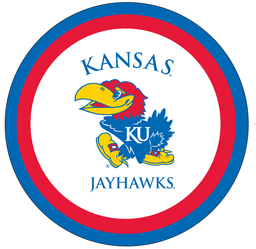 Picture of Mayflower 53029 12 Count 7 in. University of Kansas Plate