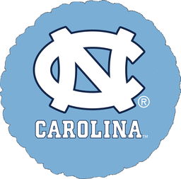 Picture of Anagram 76402 18 in. University of N Carolina Balloon 