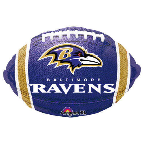 Picture of Anagram 74538 Baltimore Ravens Junior Shape Foil Balloon
