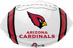 Picture of Anagram 74562 18 in. NFL Arizona Cardinals Football Junior Shape Foil Balloon